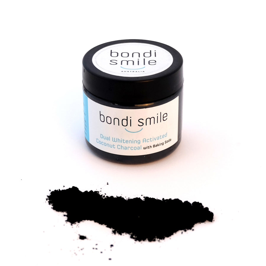 Dual Whitening Activated Coconut Charcoal with Baking Soda
